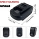 thumbnail image 5 of Adaptador para Einhell 18 V, para Bosch 18 V Baterías de Litio GPA BAT609 BAT618G Convertir a para Einhell Power X-Change Convertidor de Herramienta Eléctrica de 18 Voltios, 5 of 10