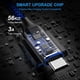 thumbnail image 2 of Cable USB-A a USB-C con carga rápida, paquete de 5 unidades, color azul, 2 of 8