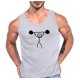 thumbnail image 2 of Polera Diseño Levantamiento De Pesas Divertido Tank Gym talla 2XL Gris Hombre, 2 of 3