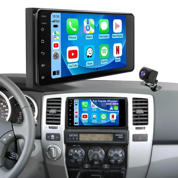 Estéreo para auto con WiFi 5G y pantalla táctil de 7" para Toyota 4Runner 2003-2009