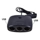 thumbnail image 1 of Adaptador Para Enchufe Encendedor Auto 1 A 3 +2 Usb Cargador, 1 of 2