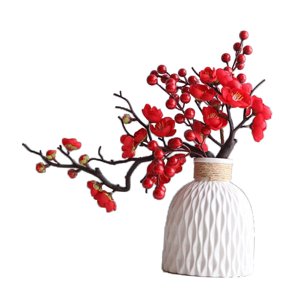 Bothyi - Florero De Flores Artificiales, Florero De Púas Florales Artificiales Para Dormitorio, Hogar Y Oficina