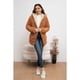 thumbnail image 1 of Chaqueta Mujer Reversible Peluda Invierno Calidad Premium 6072, 1 of 4
