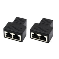 Genérico - Adapatador Rj45 1 A 2 Para Dos Pc