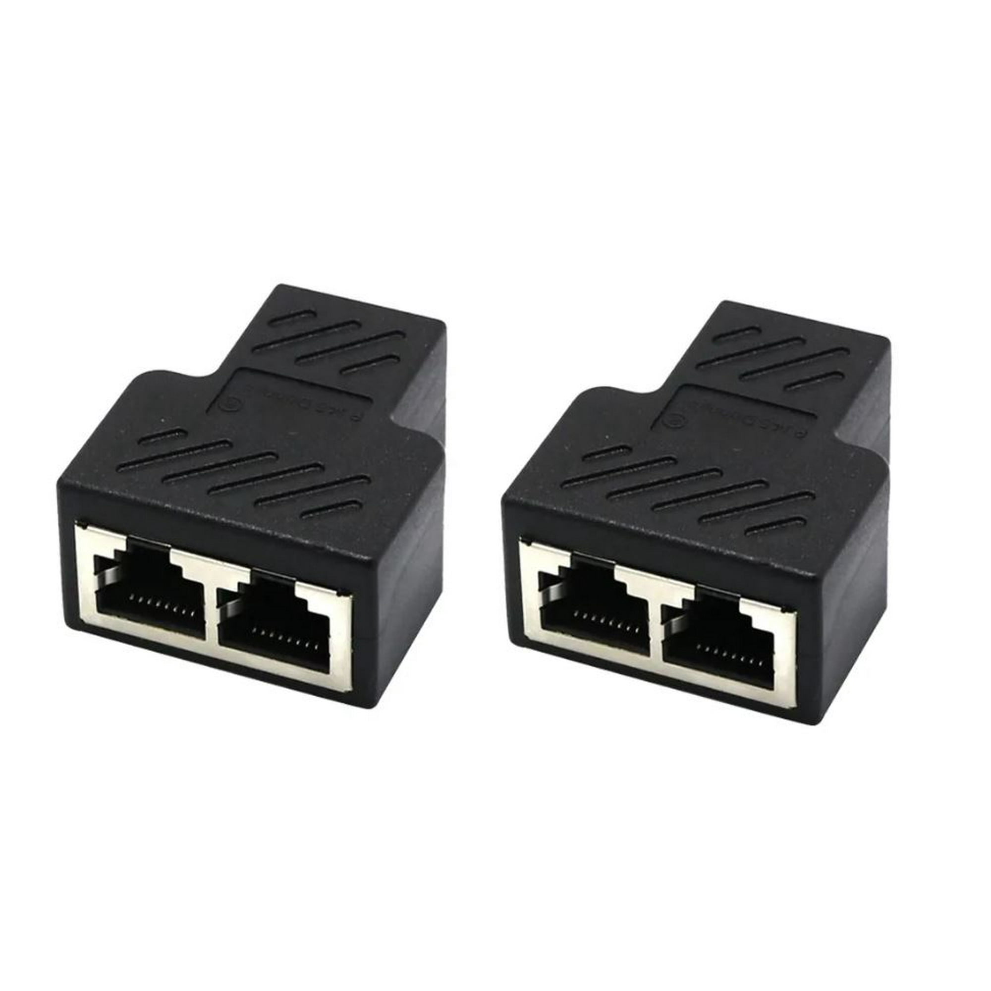 Genérico - Adapatador Rj45 1 A 2 Para Dos Pc