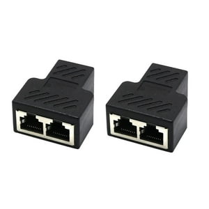 Genérico - Adapatador Rj45 1 A 2 Para Dos Pc