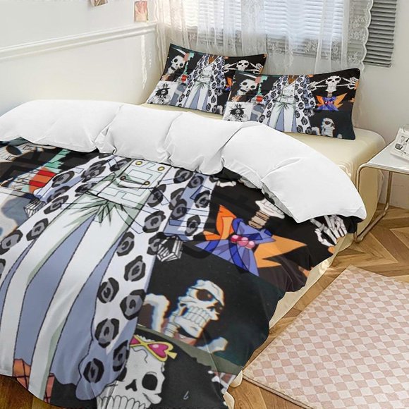 Brook Bed Duvet Cover Funny Anime Cartoon Bedding Se Lightweight3 Piece Comforter Se, cases
