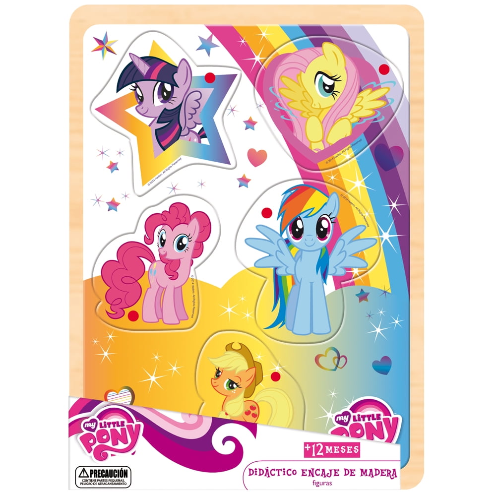 Hasbro - Encaje Madera Medios De Transp My Little Pony Pronobel