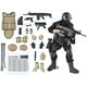 thumbnail image 2 of 7Buy 12 "Figuras de acción juguete 1: 6 Modelo de figura de soldado flexible Modelo de figura (SWAT), 2 of 2