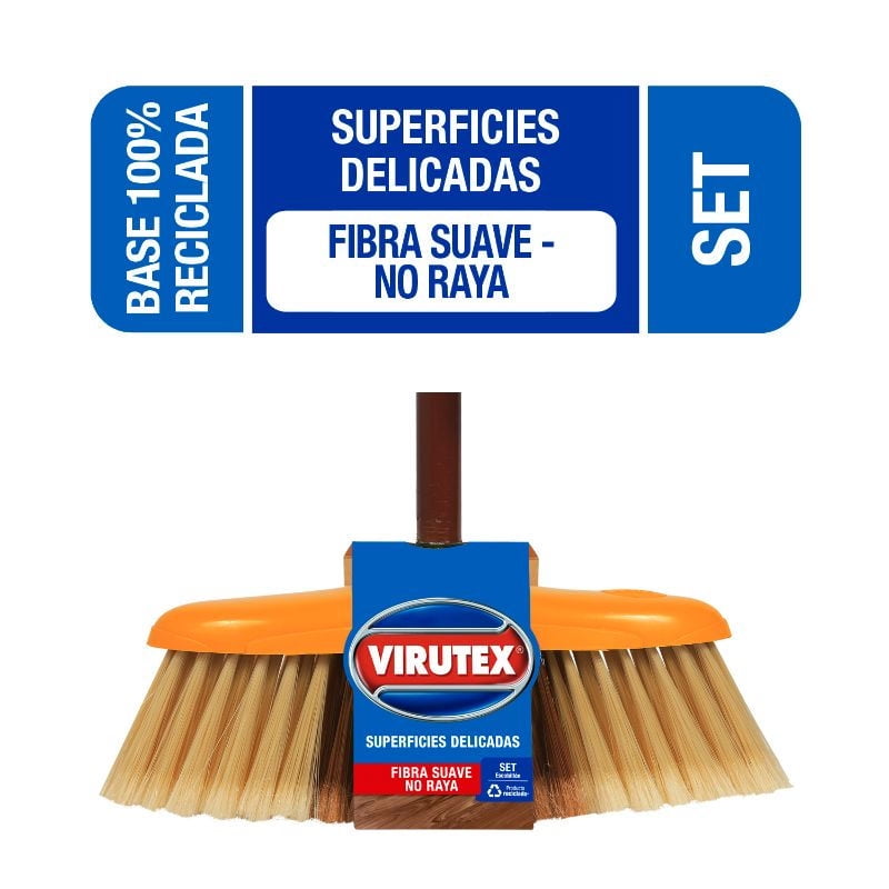 Virutex - Escobillón Superficies Delicadas