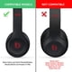 thumbnail image 2 of Almohadillas de repuesto Krone Kalpasmos Beats Solo 2/3 negras, 2 of 7