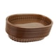 thumbnail image 4 of 12x cestas ovaladas para comida rápida, cestas para freír pan, bandeja para servir, cestas de almacenamiento clásicas para restaurantes, perros de maí marrón, 4 of 5