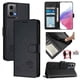 thumbnail image 5 of Funda tipo cartera FOXDOCK para Motorola Moto G34 5G con soporte, ranuras, RFID, diseño de gato, 5 of 5