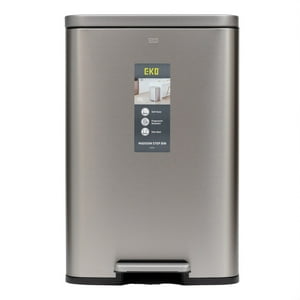 Basurero Eko Madison Rectangular Pedal Ss 50L