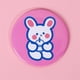 thumbnail image 1 of 1PCS Mini Mirror Cartoon Touch Up Makeup Cartoon Small Mirror Skin Care Tools Pu Handheld Small Round Mirror Health & Beauty, 1 of 3