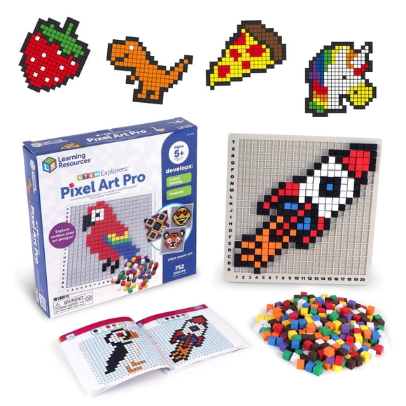 Recursos de aprendizaje sobre juguetes STEM STEM Explorers Pixel Art Pro