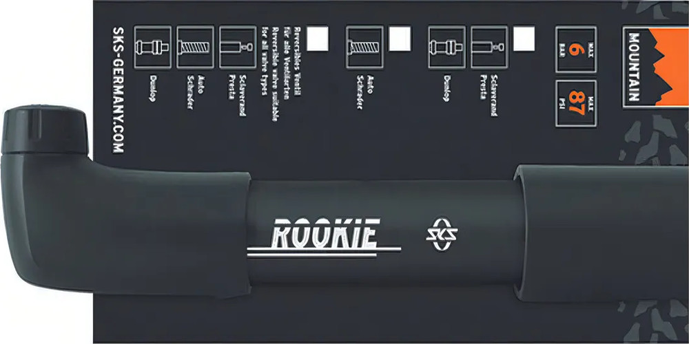 Genérico - Bombín De Mano Para Bicicleta Mini Rookie -245 Color Negro