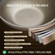 thumbnail image 4 of Wok SUMEIGUAN de 33 cm con recubrimiento antiadherente de titanio y tapa, 4 of 8