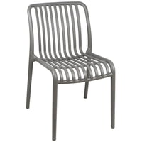Silla Plástico Apilable Deco Bremen Gris Escandinavia
