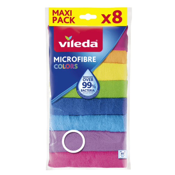 Paños De Microfibra Vileda | Pack De 8 Unidades Multicolor