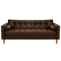 Bodevir - Sofa Retro 3Cg Felpa 04 Chocolate