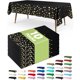 thumbnail image 1 of Mantel Desechable Pureegg 54 x 108 in, 10 Unidades, Negro y Dorado, 1 of 3