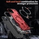 thumbnail image 4 of Para Apple iPhone 14 Plus Funda con Soporte de Anillo en O Magnético Invisible, Funda de Teléfono a Prueba de Golpes, Rojo, para iPhone 14 Plus, 4 of 6