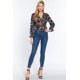 thumbnail image 4 of Top de Gasa con Estampado Floral y Volantes, 4 of 5