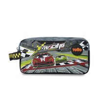 Estuche Escolar Niño 2 Cuerpos Grand Prix Grande Gris Totto