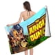 thumbnail image 4 of Pandilla en la Selva Toalla de playa de secado rápido con diseño temático, regalo para mujeres y niñas, ideal para cumpleaños, fans, amantes de la música, uso en la playa o al aire libre, 78 × 160 cm, 4 of 6
