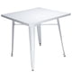 thumbnail image 4 of Mesa Comedor Cuadrada Metal Tolix Blanca, 4 of 6