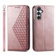 thumbnail image 4 of Funda Flip FOXDOCK para Samsung Galaxy M15 , Estilo Billetera con Diseño Rombo, Correa de Mano y Soporte, Uso Diario, 4 of 6