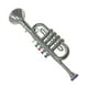thumbnail image 4 of Trompeta para niños ABS Accesorios metálicos Juguete Mini Simulación Jugar Trompeta para niños Instrumento Juguetes musicales para regalos Seguridad, 4 of 5
