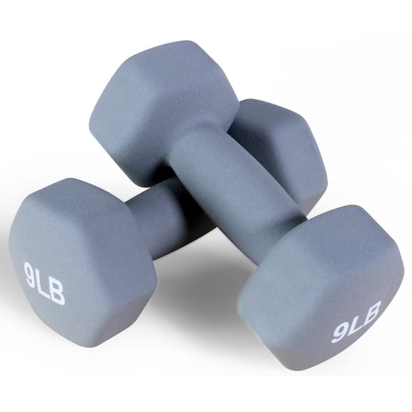 Mancuernas de neopreno Fitvids de 4 kg (par)