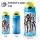 thumbnail image 2 of Supa Team Botella de Agua con Tapa Pop Top de Un Toque, Acero Inoxidable, a Prueba de Fugas, para Deportes, Botella Infantil azul 12 oz, 2 of 6