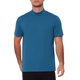 thumbnail image 5 of INSPIRE CHIC Camiseta de Hombre Cuello Mock Manga Corta Sólida Ligera de Algodón Casual Talla 2XL Azul Marino, 5 of 6