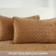 thumbnail image 4 of Juego de cama Liians King en color topo de terciopelo – colcha y cubrecama, 4 of 9