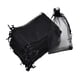 thumbnail image 2 of 100x Bolsas De Organza Reutilizables Para Bodas, Cumpleaños, Regalos De Fiesta, Navidad, Color Negro, 2 of 5