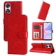 thumbnail image 1 of Funda tipo cartera FOXDOCK para OPPO A78 5G , diseño girasol en relieve, cuero PU, cierre magnético, soporte y tarjetero, 1 of 5