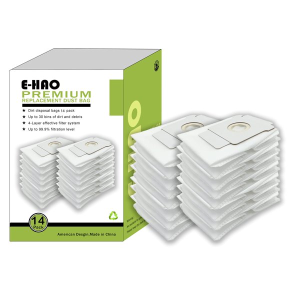 Bolsas para aspiradora E-HAO compatibles con la serie iRobot Roomba i & s & j