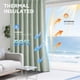 thumbnail image 4 of Cortinas opacas Joydeco de lino 100% bloqueadoras de luz, 100 x 230 cm, 4 of 9