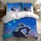 thumbnail image 1 of 3pcs No. 8 Monster Demon Warrior Battle Scene Printed Bedding Set, 1 of 1