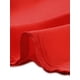 thumbnail image 5 of INSPIRE CHIC Conjunto de Pijama de Satén para Mujer Regreso a Clases Manga Corta con Botones Ropa de Dormir y Conjunto de Pantalones Cortos de Loungewear Sedoso M Rojo, 5 of 6