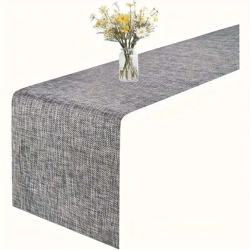Oem - Mantel Camino De Mesa Rectangular Liso Pvc 180x30cm 1