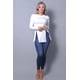 thumbnail image 5 of Elegante y Chic Top de Otoño con Aberturas y Mangas Largas, 5 of 5