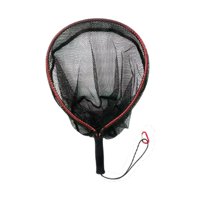 Magideal - Red De Aterrizaje De Pesca Con Suministros De Cordón, Accesorios De Pesca De Trucha Portátiles, Equipo De Pesca, Red De Pesca Para Barco Al Aire Libre Rojo