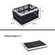 thumbnail image 3 of Set de 3 cajas plegables de 30 L Aebeky en negro y gris, 3 of 8
