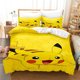 thumbnail image 1 of 3D Pikachu Quilt Cover Pokémon Bedding Set Children'S Bedding Set 2/3-Piece Quilt Covers Covers Children Printed Bed Sheets, 1 of 5