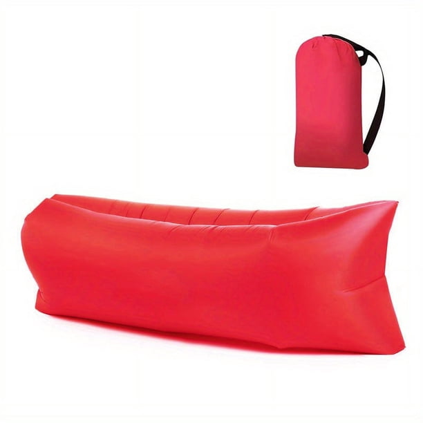 Inflatable Lounger Air Sofa Hammock - Portable, Waterproof And Leakproof Design - Great For Backyard Lakeside Beach Travel Camping Picnic And Music Festival Camping Bed