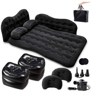 Citohome - Colchón Inflable Para Auto Con Compresor 12V Y 2 Almohadas Comodidad Sobre Ruedas